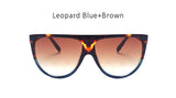 New Fashion Flat Top Goggle Sunglasses Women Vintage Brand Designer Sun Glasses