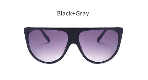 New Fashion Flat Top Goggle Sunglasses Women Vintage Brand Designer Sun Glasses