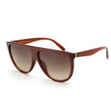 ROYAL GIRL 2017 Brand designer Women Sunglasses Vintage Acetate Shaded Lens Thin Shadow Glasses Men ss050